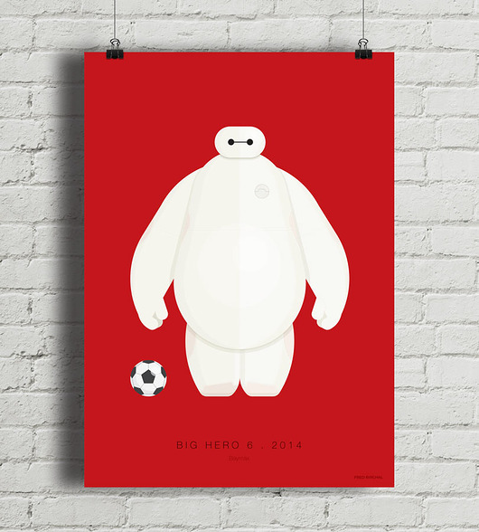 Plakat Big Hero 6  minimalmill