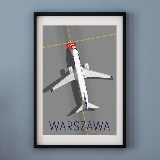 plakaty Plakat WARSZAWA
