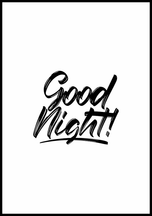 plakaty Plakat "Good night 01"