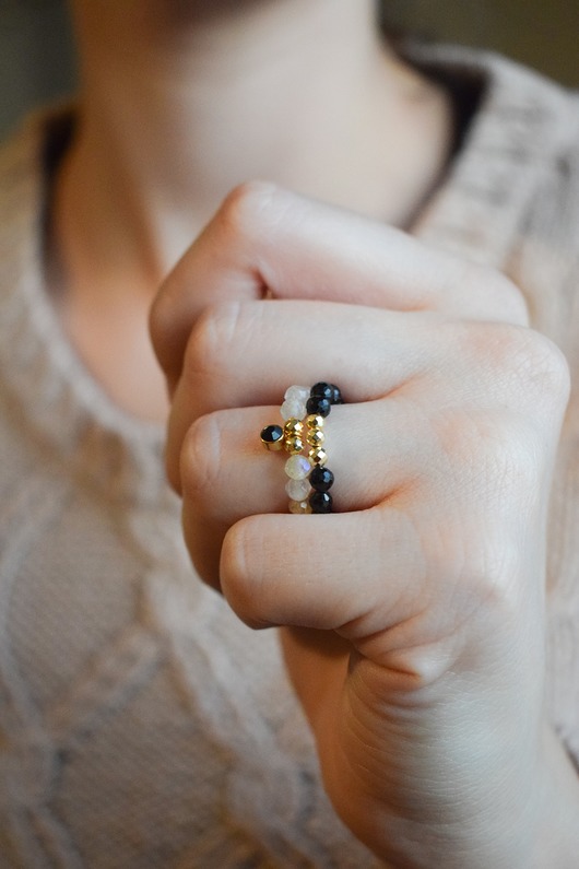 Zestaw Pierścionków z kwarcem OTLA Jewelry