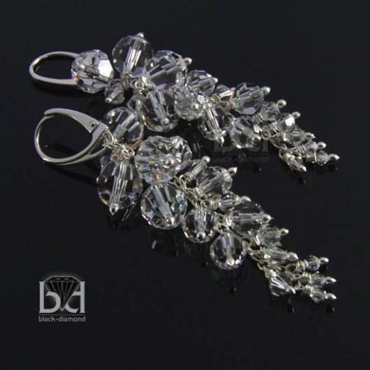 Gronka kryształ Swarovski Black Diamond