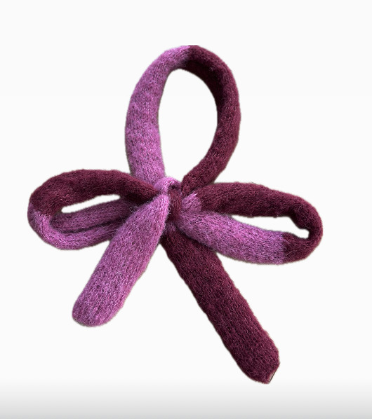 szale damskie Szalik Pasiak z alpaki i jedwabiu