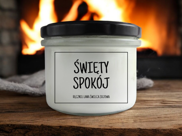 świece zapachowe Świeca sojowa Święty spokój 120 ml