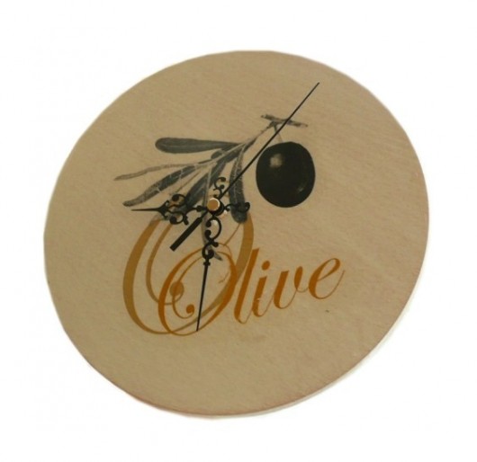 Zegar OLIVES caramello