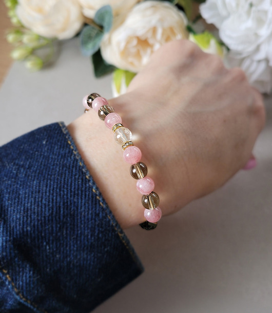 bransoletki z kamieni naturalnych BOGACTWO i RADOŚĆ - Queen of light z Cytrynem