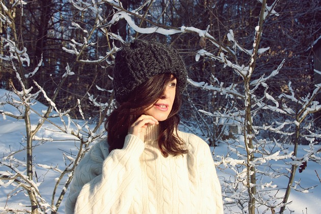 Super  chunky beanie  z wełną Alpaca Alpine Mademoiselle Patrini