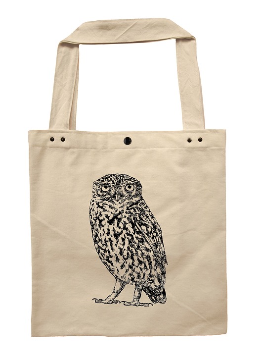 Pójdźka - torba z grubego płótna Wild Dot