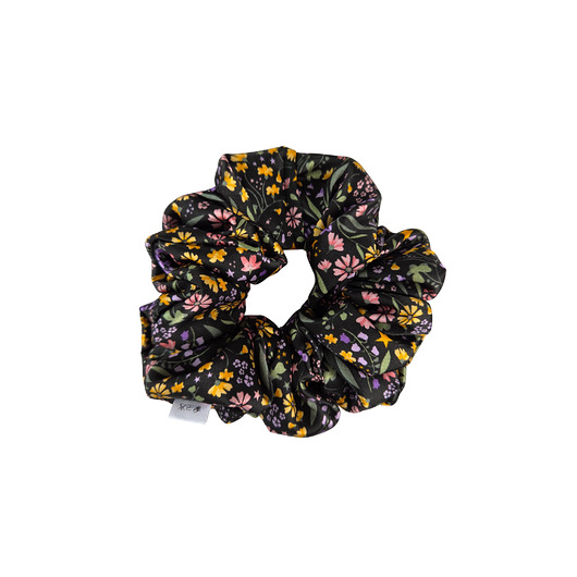 gumki do włosów Gumka jedwabna, scrunchie, frotka magiczny ogród MAXI