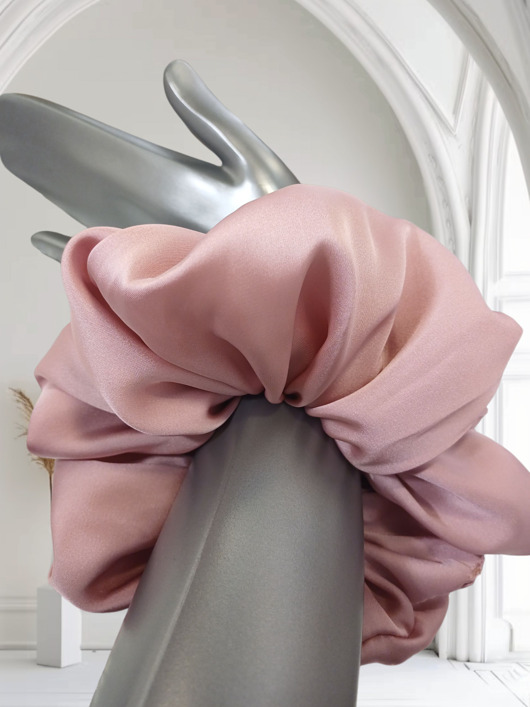 gumki do włosów Scrunchie X XL .Satynowa gumka