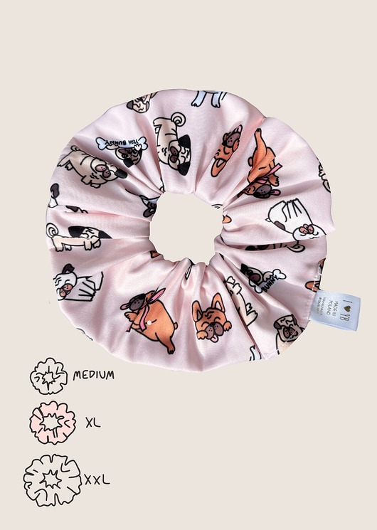 gumki do włosów Scrunchie XXL - Puppy Love