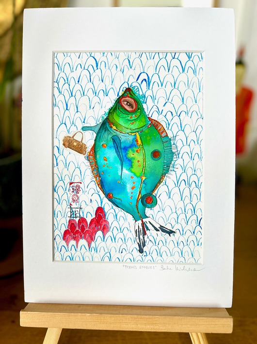 grafiki i ilustracje Fishes stories1