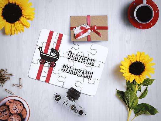 Puzzle dla przyszłych dziadków Mocem