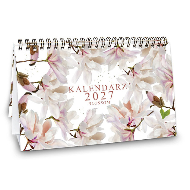 kalendarze i plannery Kalendarz 2027 biurkowy BLOSSOM wolnostojący