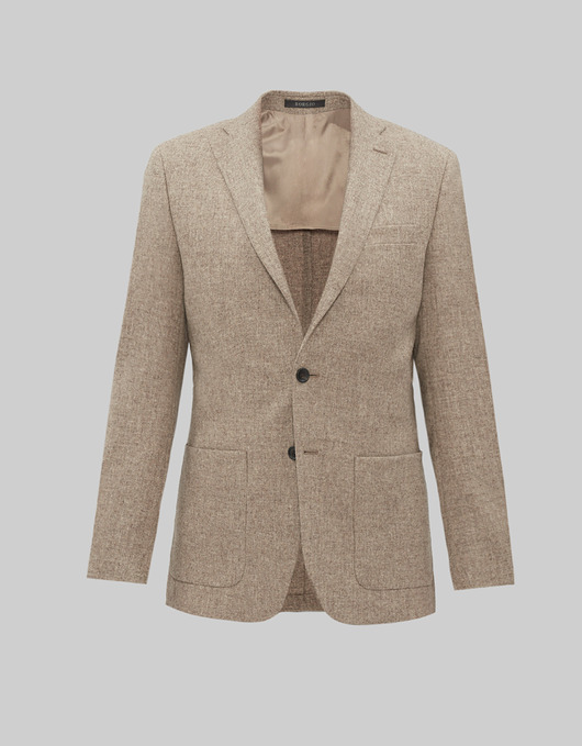 marynarki męskie Marynarka morigerati brąz slim fit