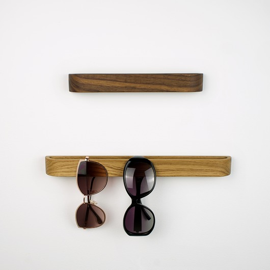 wieszaki Samoprzylepny dębowy wieszak na okulary