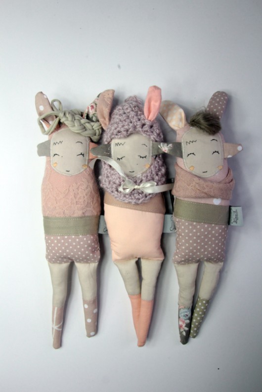 Trzy Siostra Szi - zabawka hand made Mimi Monster