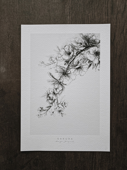 Print Sakura format A4 Margo Hupert