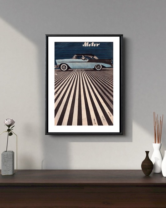 plakaty Plakat Okładka czasopisma Motor z 1957