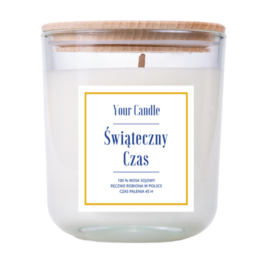 świece zapachowe ŚWIECA SOJOWA ŚWIĄTECZNY CZAS 210 ml - YOUR CANDLE
