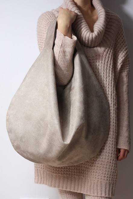 Camelowa Torba hobo XL  Zuzia Górska