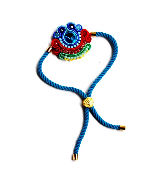 bransoletki soutache Elegancka sutaszowa bransoletka ALGARVE