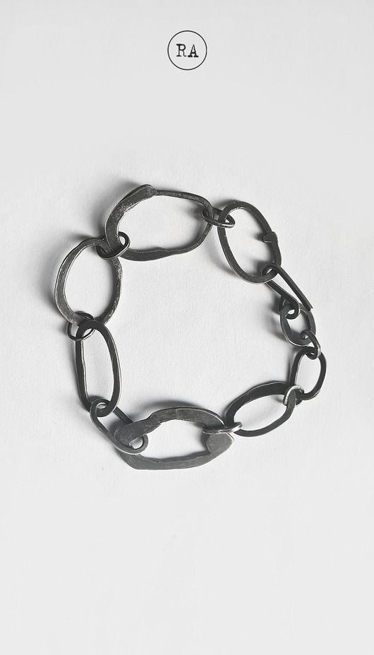 bransoletki srebrne Bransoleta CHNZ szeroka oksydowane srebro