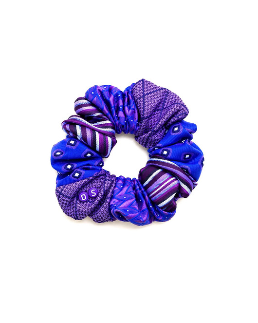 gumki do włosów Jedwabna scrunchie z upcyklingu