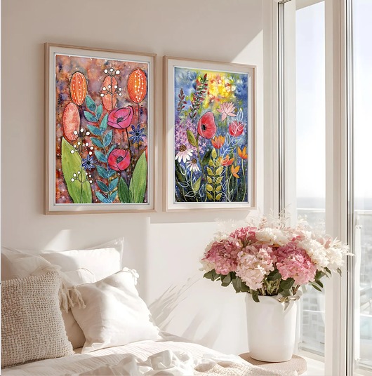 grafiki i ilustracje Zestaw 2 prac