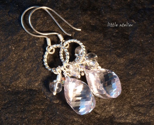 pokręcone cyrkonie little atelier