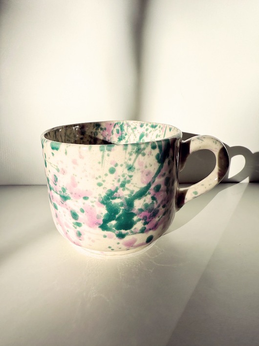 kubki Kubek Lawenda i zieleń