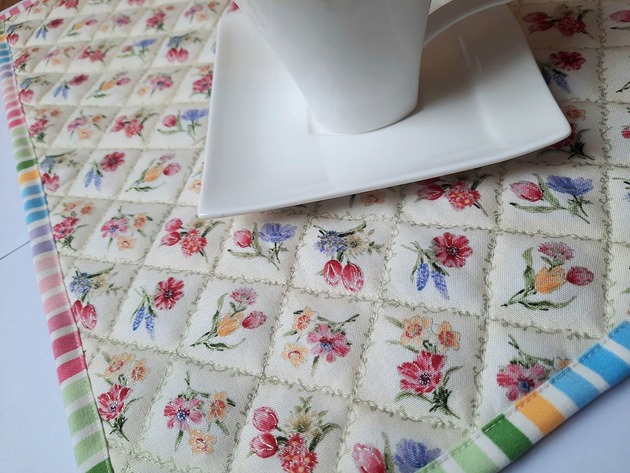 podkładki do kuchni Wiosenne okienka  -mata, obrusik