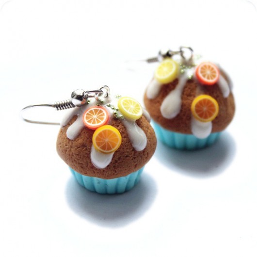 kolczyki muffinki ciasteczkatynki