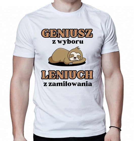 t-shirty męskie Koszulka śmieszny napis dzien chłopaka prezent dla niego