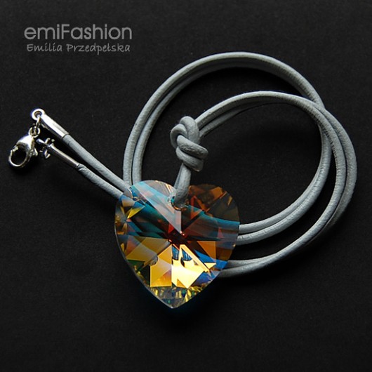 kryształ Swarovski Heart Crystal AB - zamówienie MAREMI Jewelry