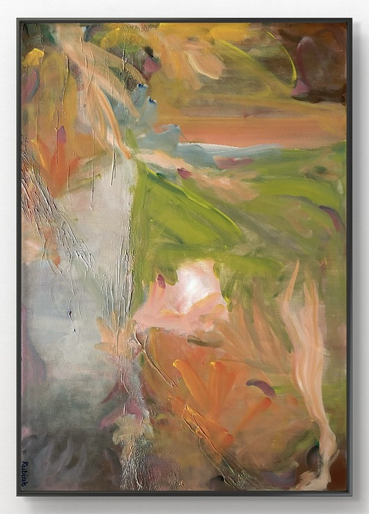 obrazy Ogród w Giverny / duża abstrakcja na płótnie