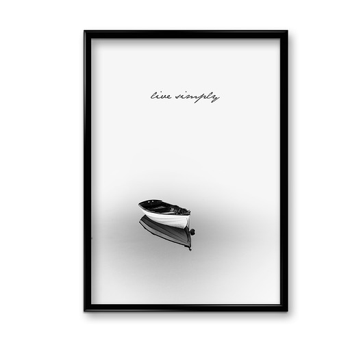 Plakat Live simply  Bury Lis