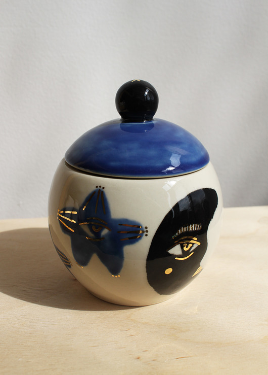 Ceramiczna cukierniczka Księżyc i gwiazdy ELEMTHEBRAND