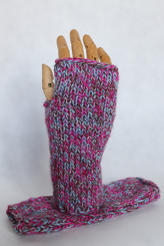 rękawiczki damskie Mitenki Lidia-bezszwowe rękawiczki bez palców z krótkim kciukiem