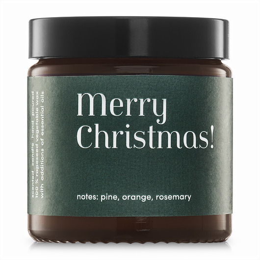 świece zapachowe Świeca zapachowa Merry Christmas sosna pinia 120 g