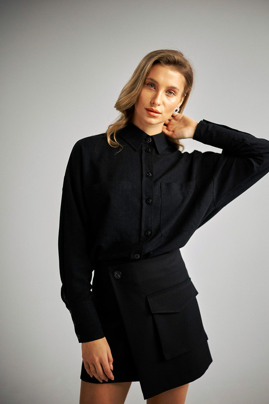 koszule damskie  Koszula Classic One Black
