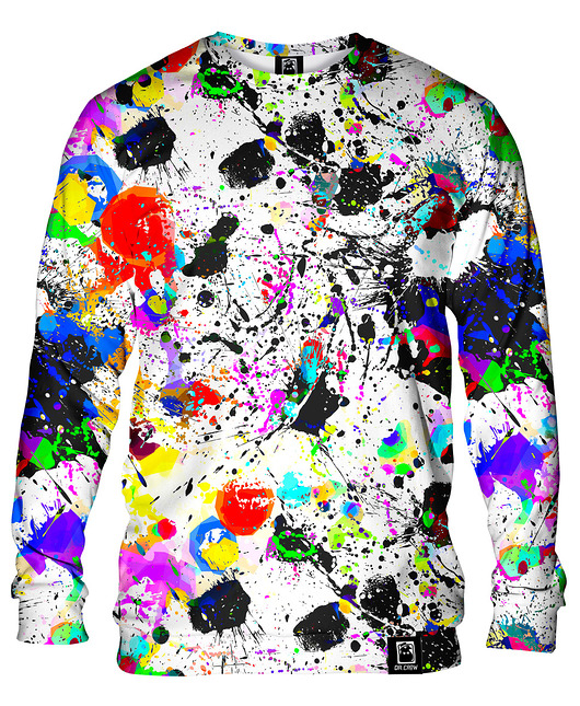 bluzy męskie Bluza Bez Kaptura Męska DR.CROW Splash