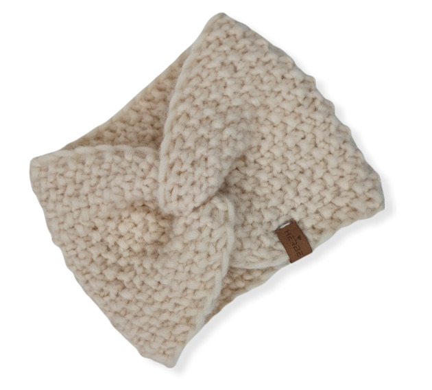 opaski do włosów Opaska na głowę z alpaki i bawełny