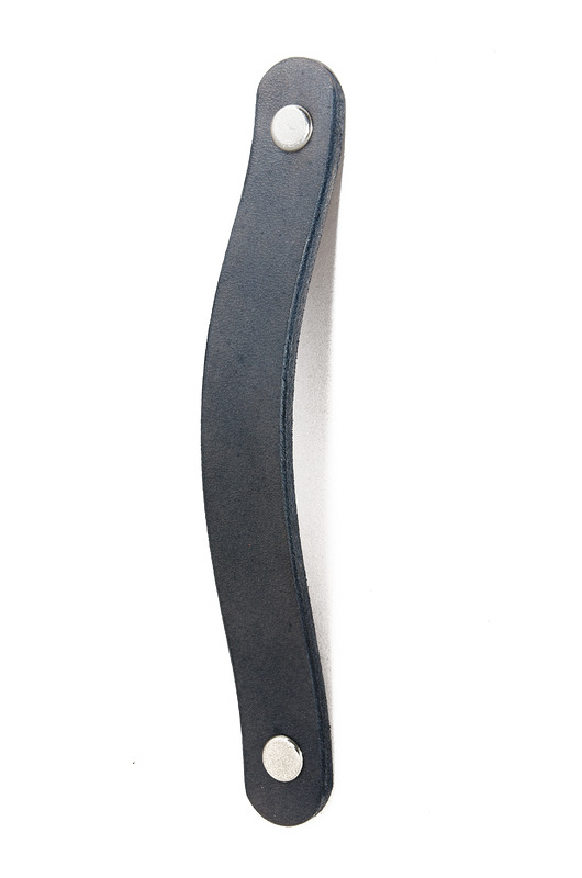 gałki do mebli Skórzany uchwyt meblowy COLORISO SLATE GRAY