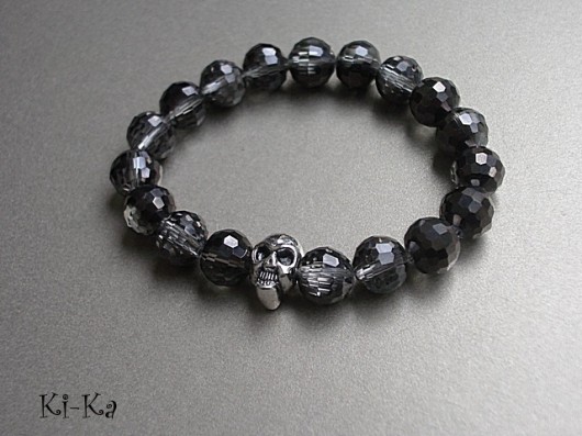 Skull-bransoletka KiKa pracownia