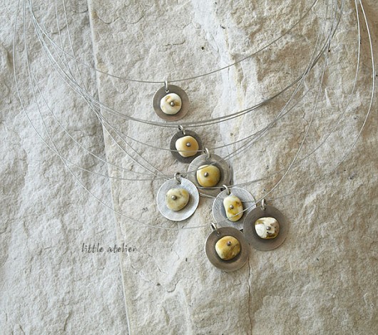 mleczny bursztyn little atelier