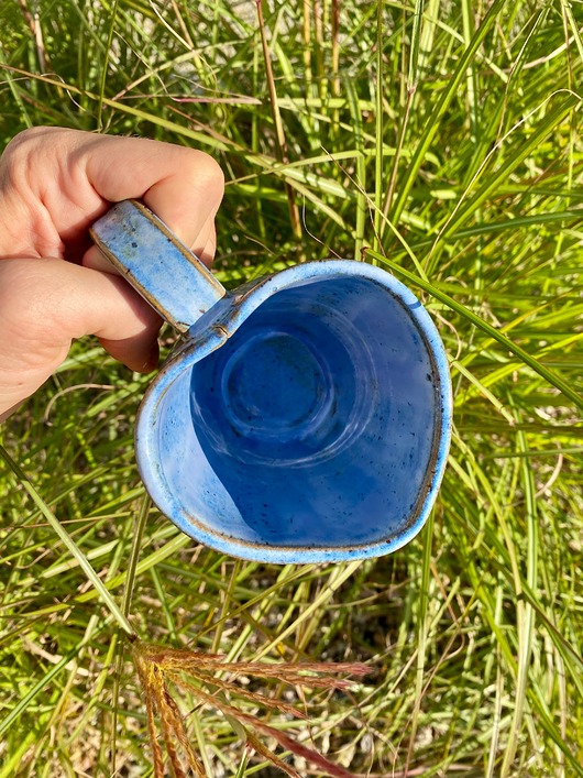 kubki Kubek w kształcie serca NIEBIESKI