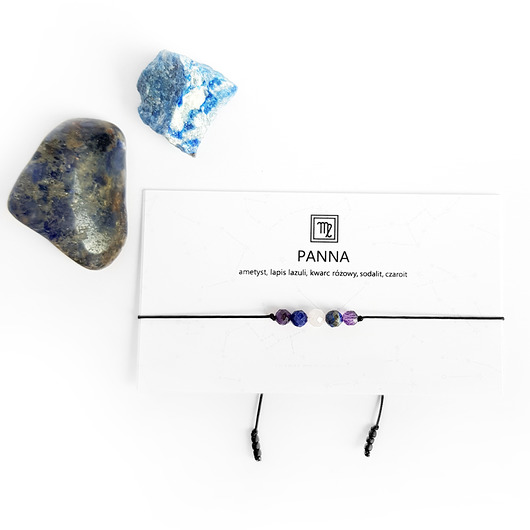 bransoletki z kamieni naturalnych Zodiac PANNA bransoletka z kamieni