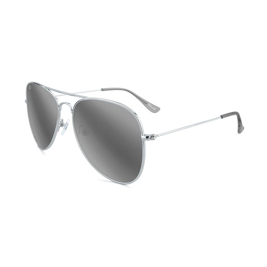 okulary damskie Małe srebrne pilotki Silver Smoke Mile Highs