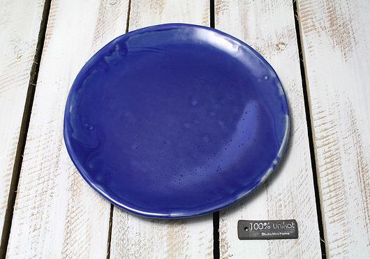 talerz ceramiczny - kobaltowy 24 cm Studio Mini Forma