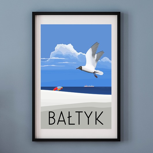 plakaty Plakat BAŁTYK MEWA